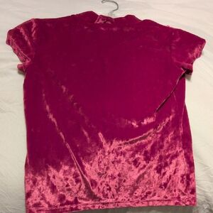 a new day Pink Velvet Blouse